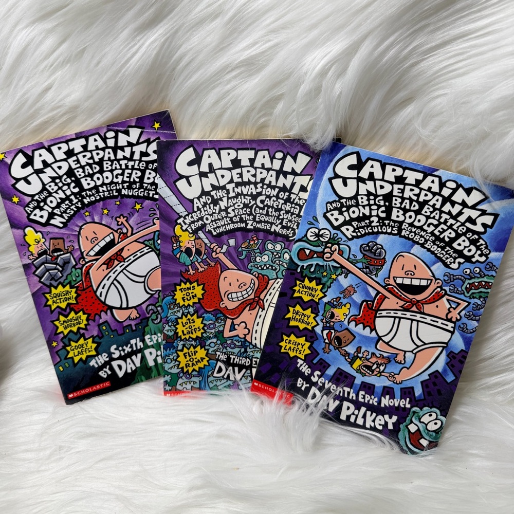 Captain Underpants Kids Books